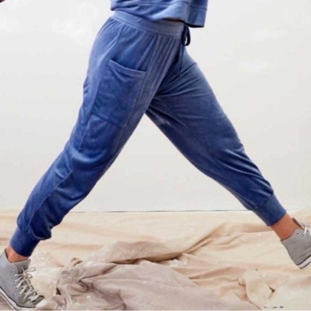 Aerie Offline by Aerie Blue Velour Joggers